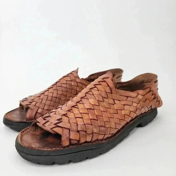 Brand X Ranchero Huarache Leather Fisherman Sandals - 12 main image 9